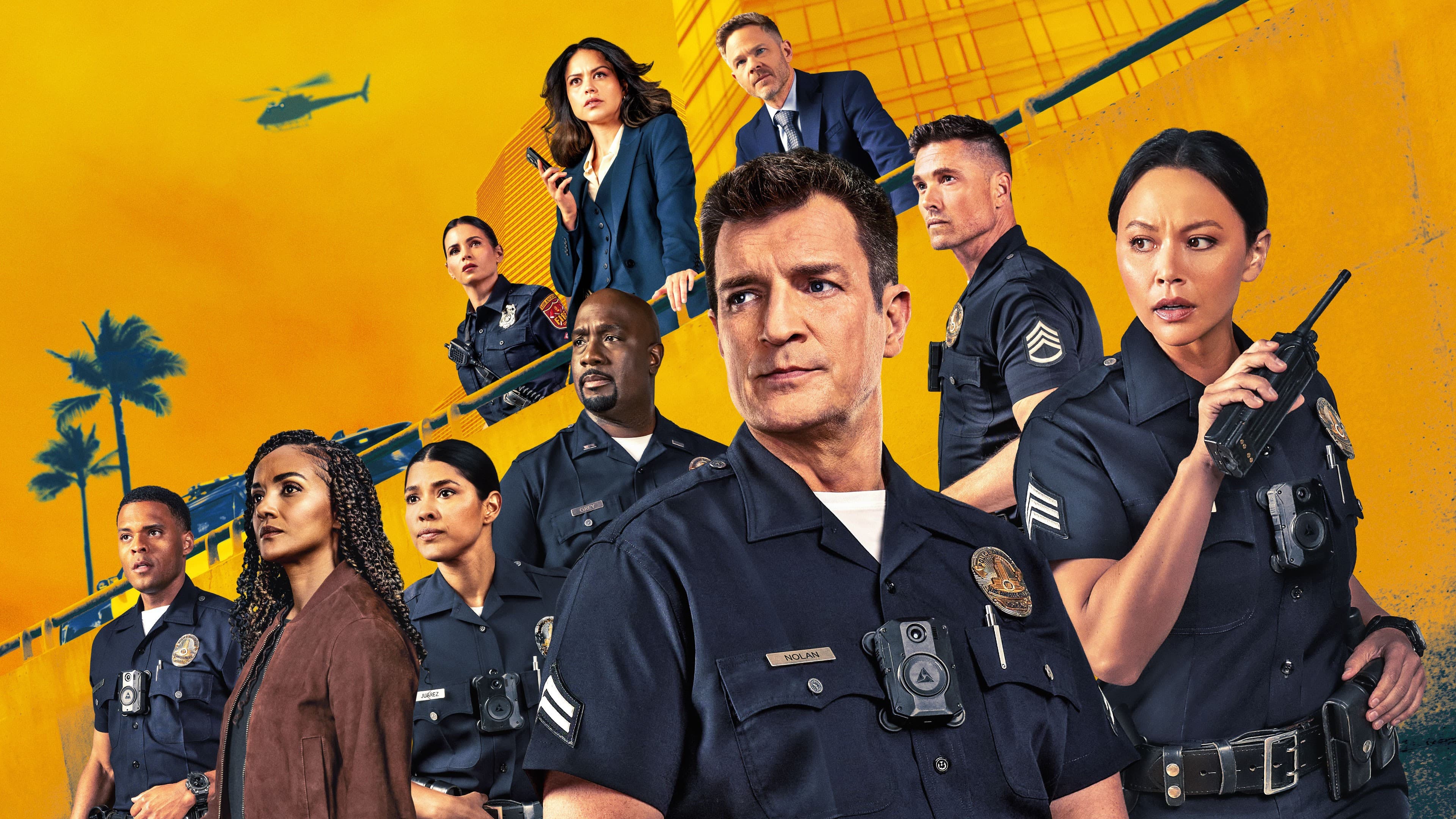 The Rookie series backdrop