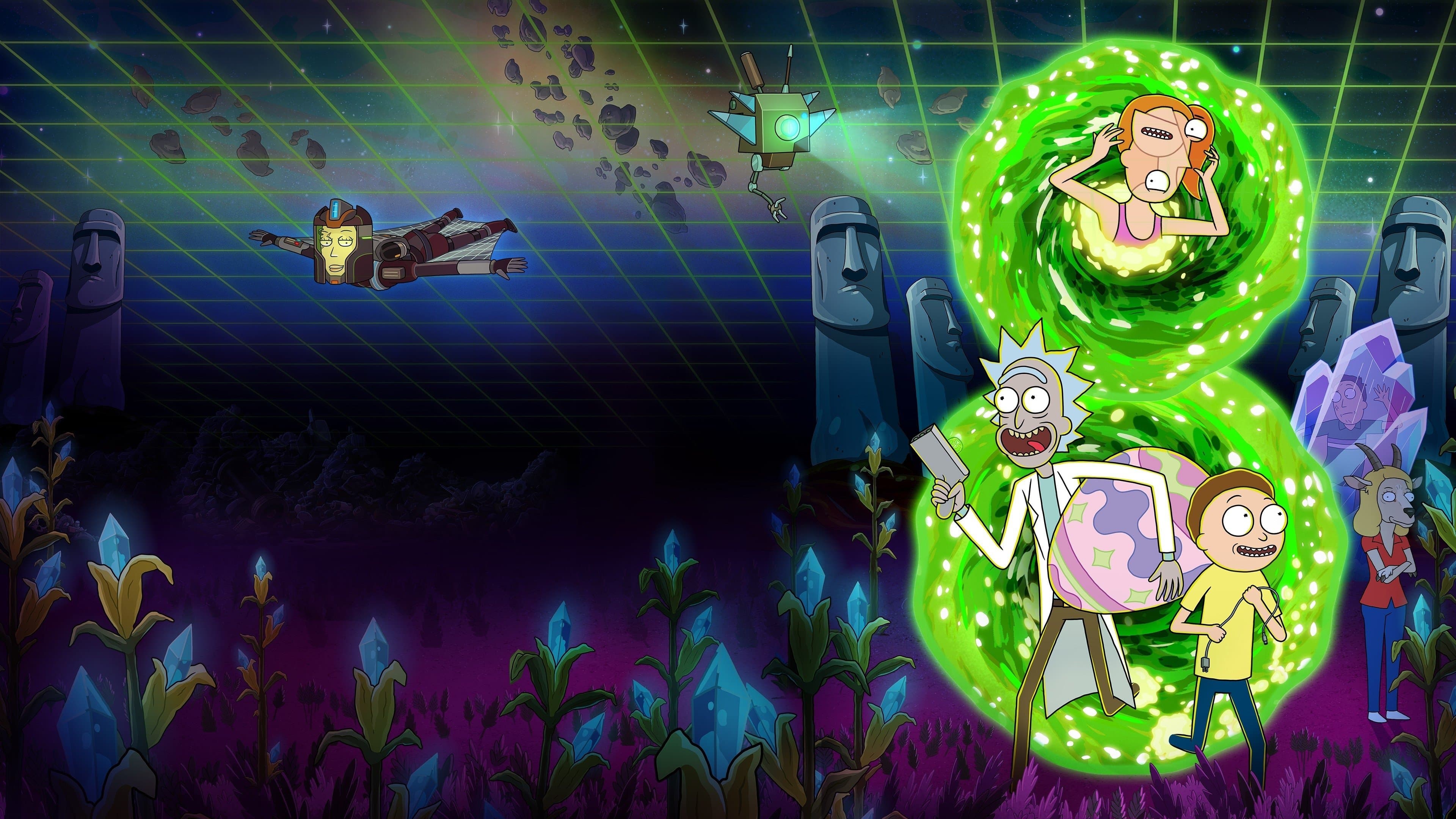 Rick and Morty series backdrop