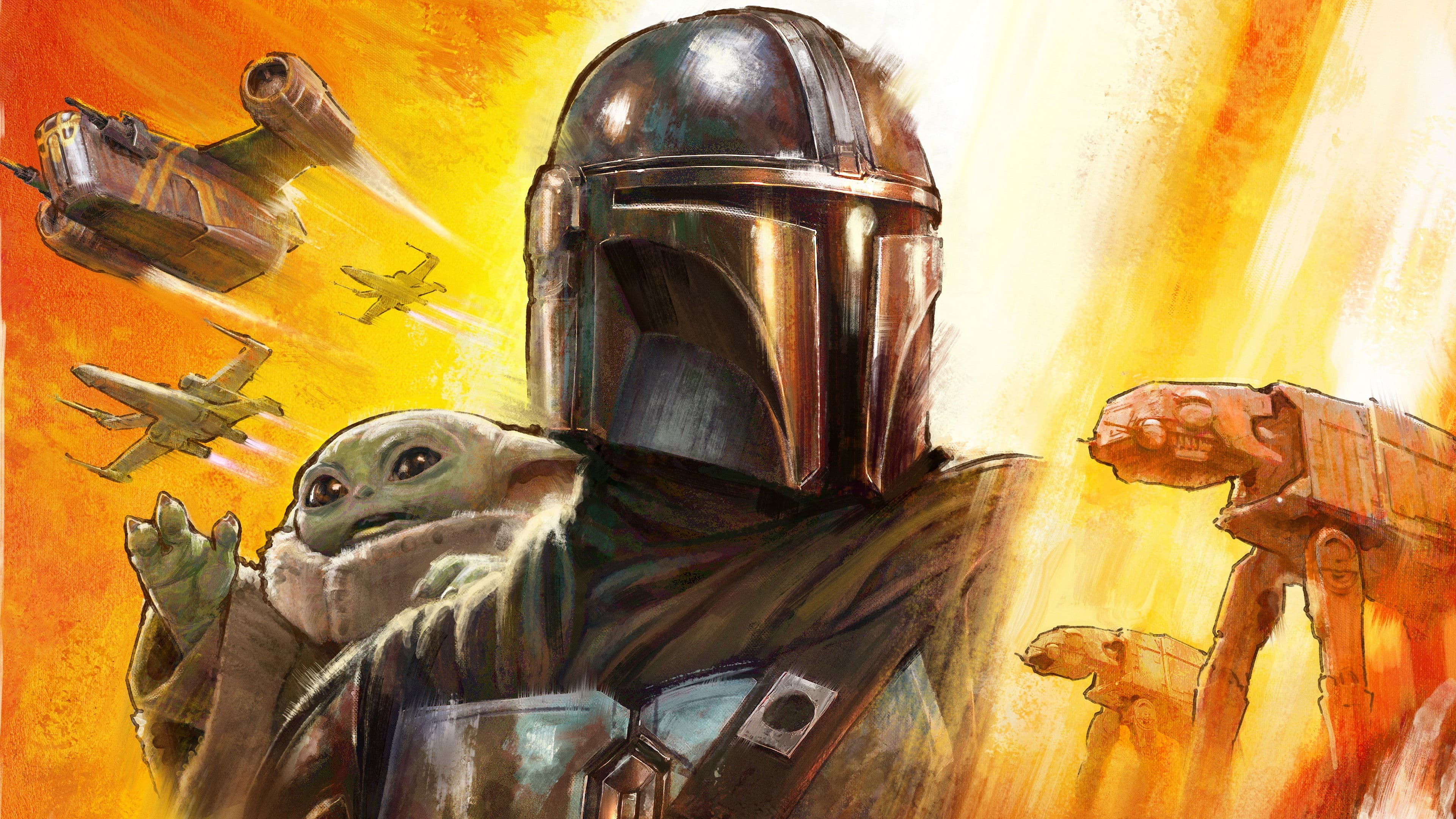 Star Wars: The Mandalorian and Grogu movie backdrop