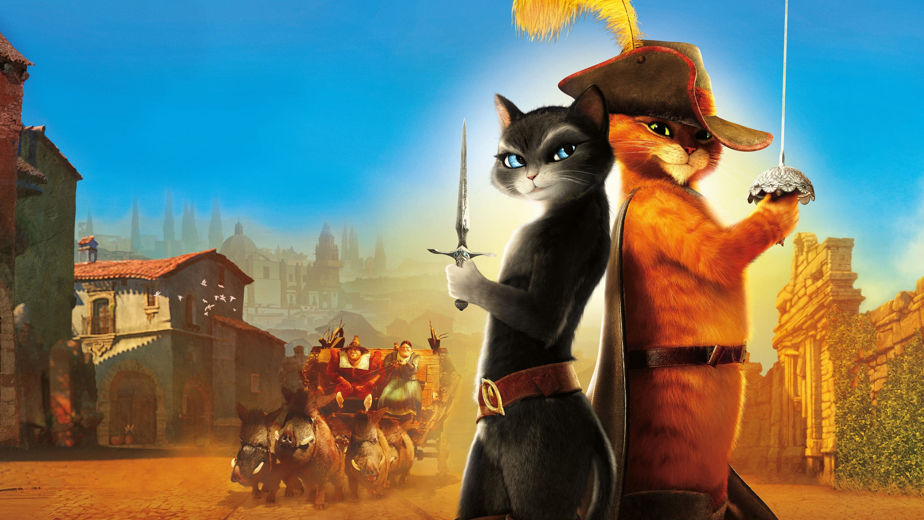 Puss in Boots movie backdrop
