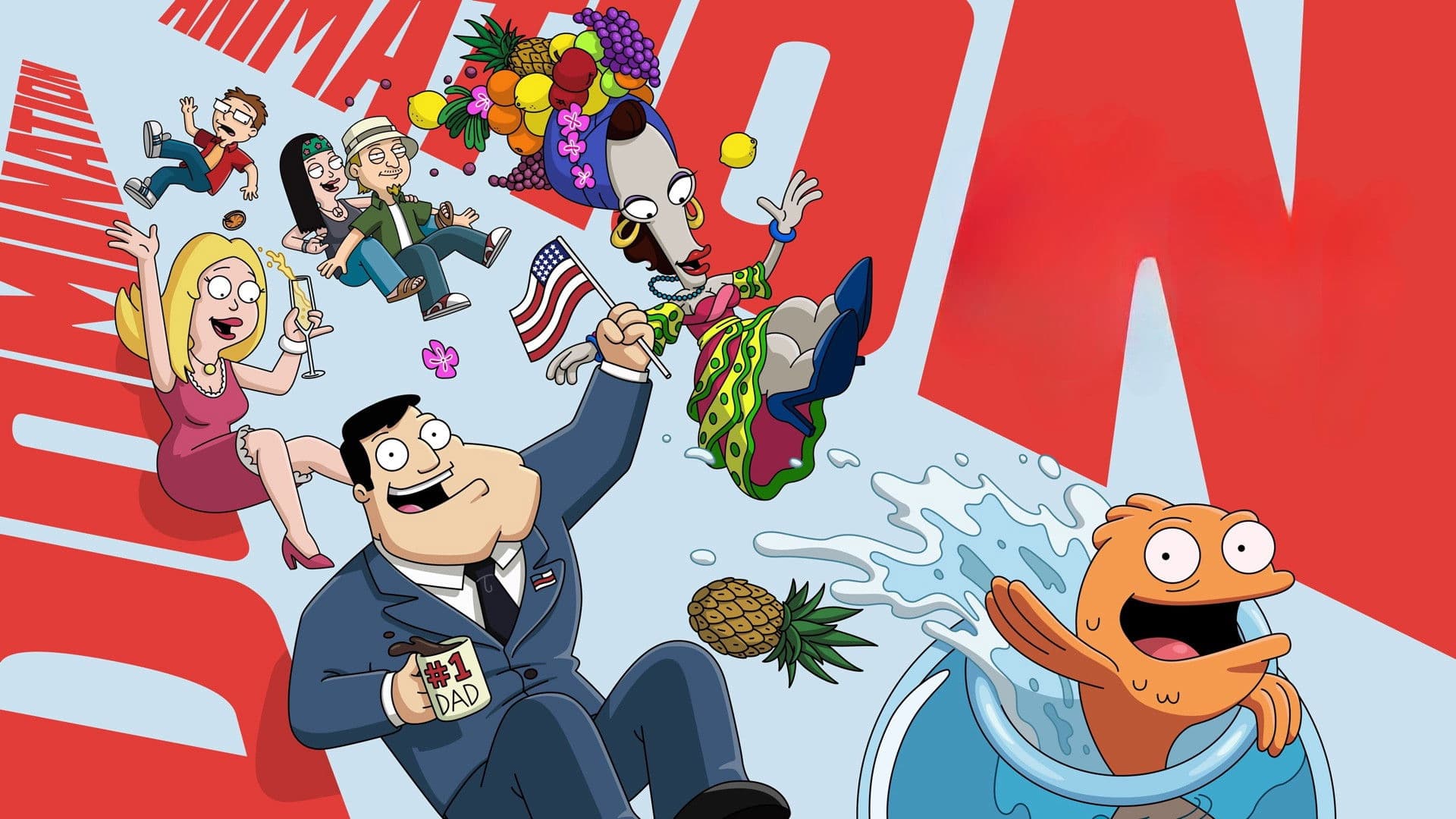 American Dad! series backdrop