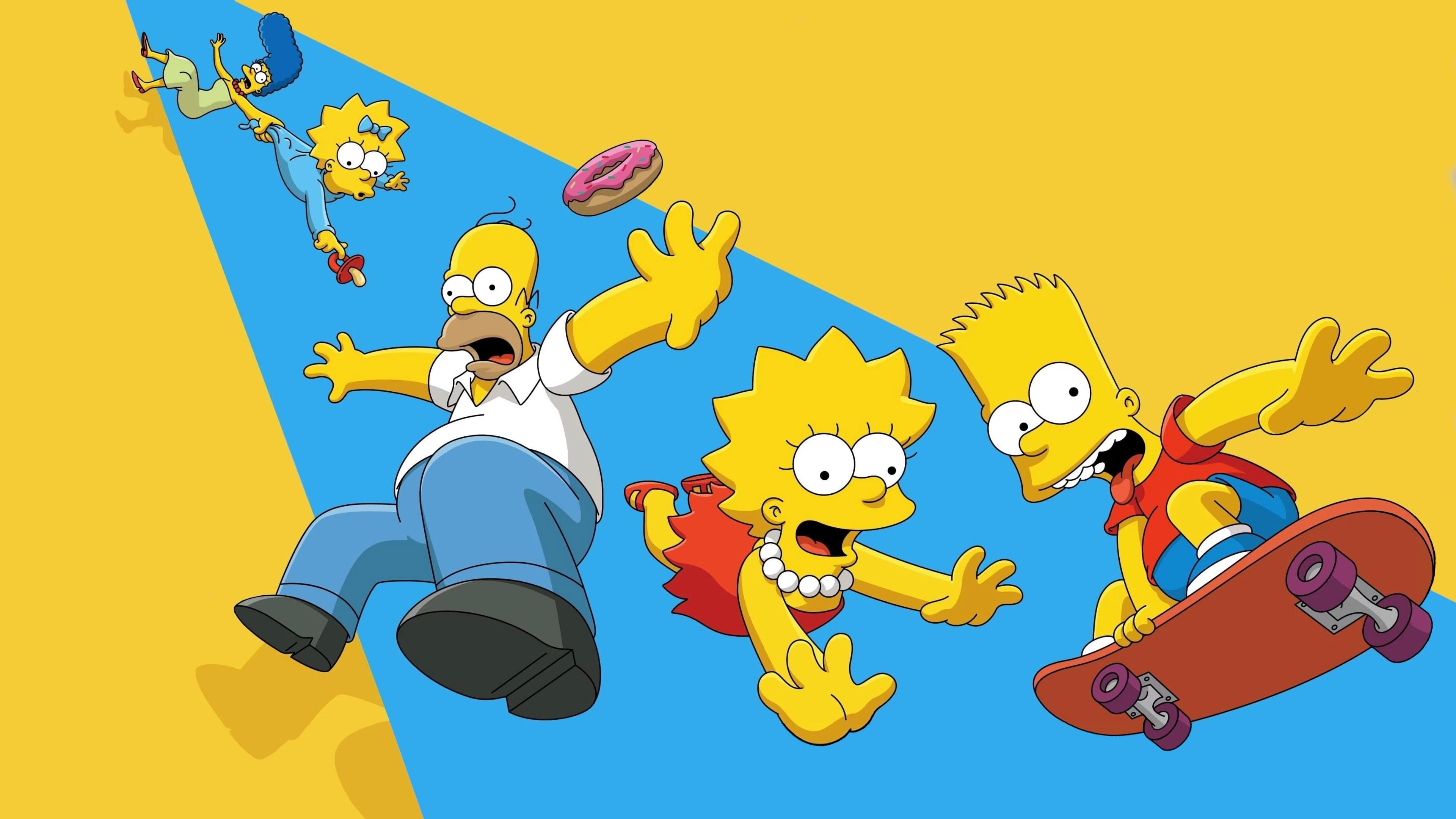 The Simpsons series backdrop