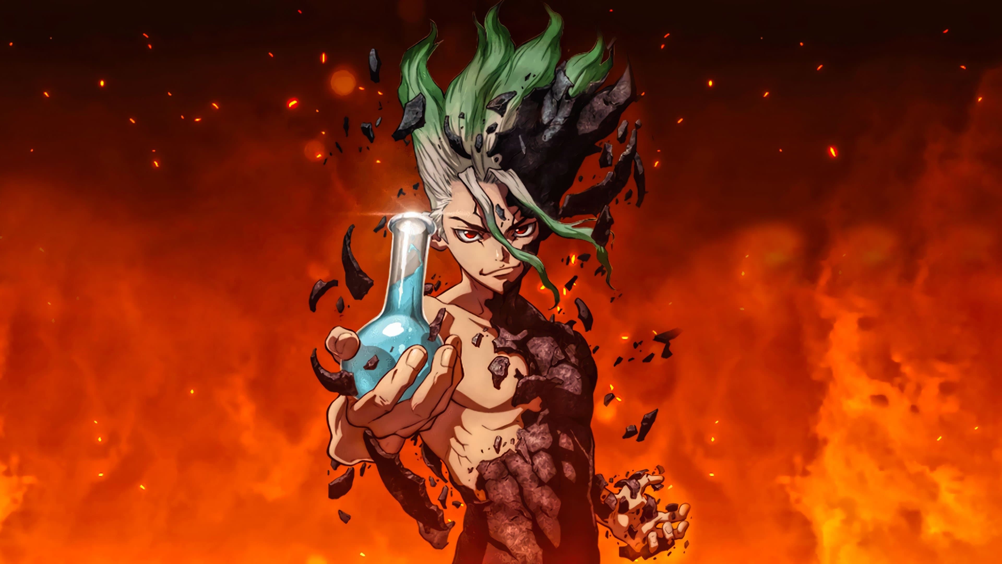 Dr. STONE series backdrop