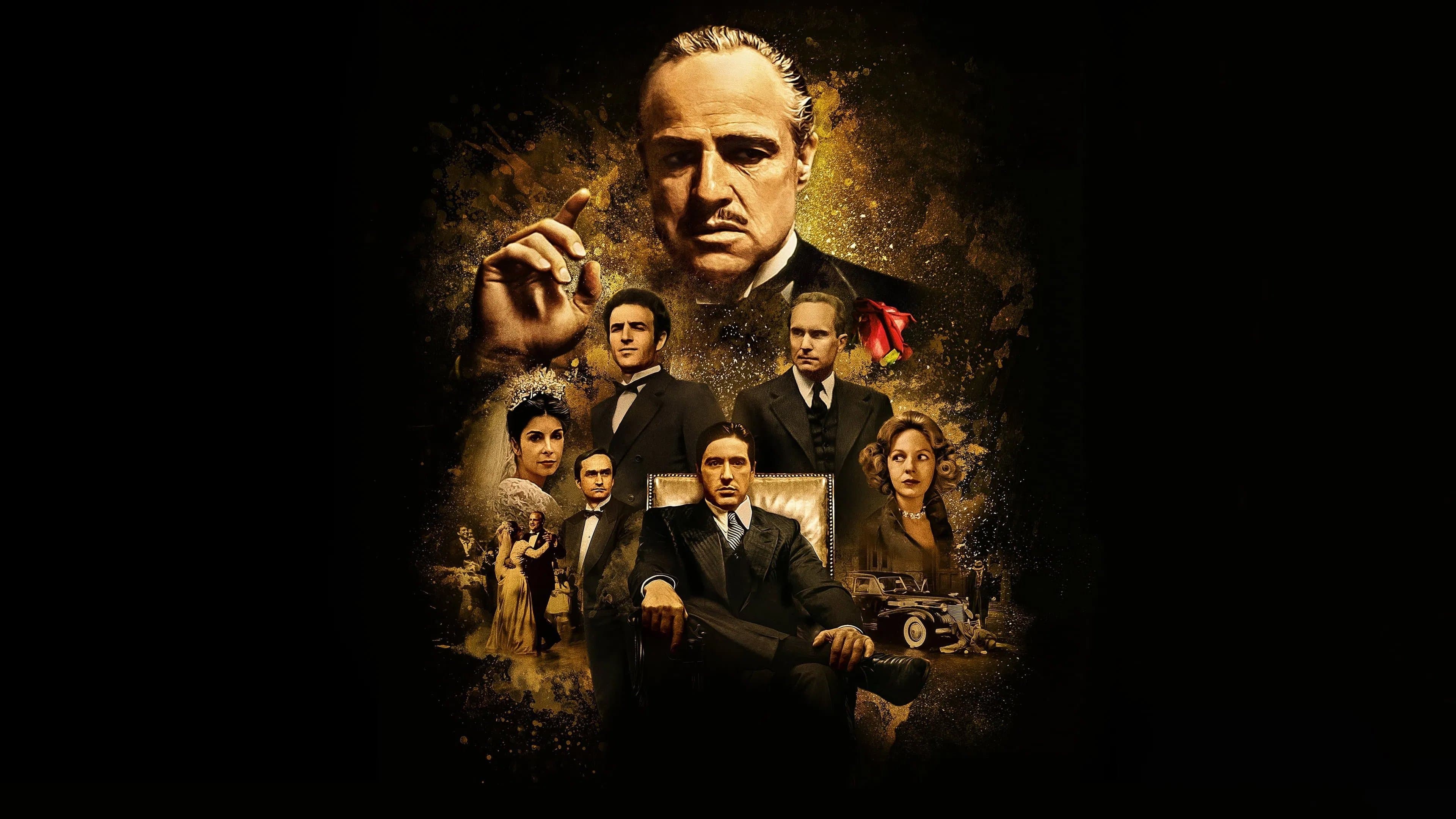 The Godfather movie backdrop