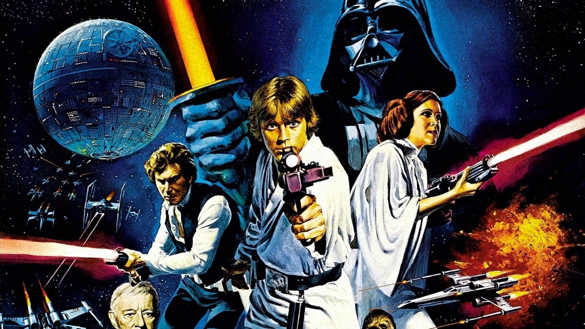 Star Wars movie backdrop